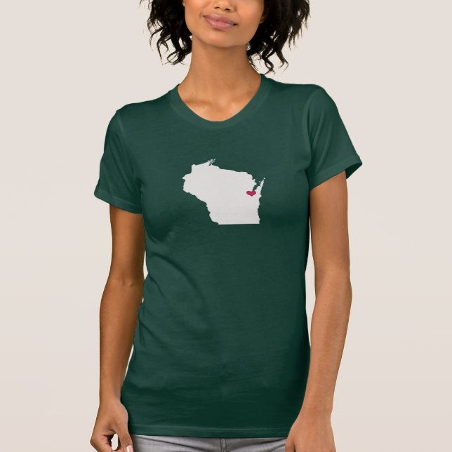 Camiseta Amor de Wisconsin (Anverso)