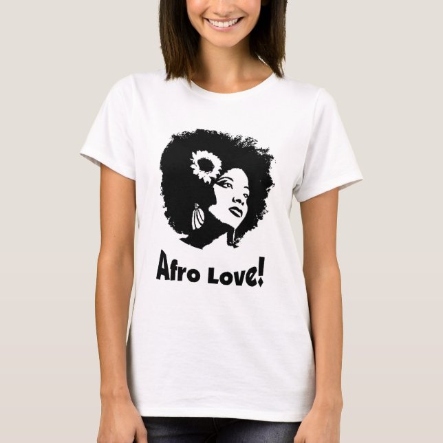 Camiseta Amor del Afro (Anverso)