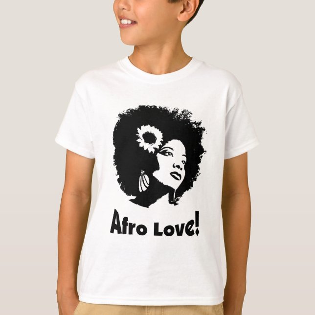 Camiseta Amor del Afro (Anverso)