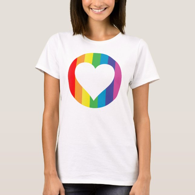 Camiseta amor del arco iris (Anverso)