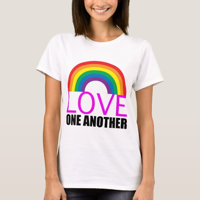 Camiseta Amor del arco iris (Anverso)