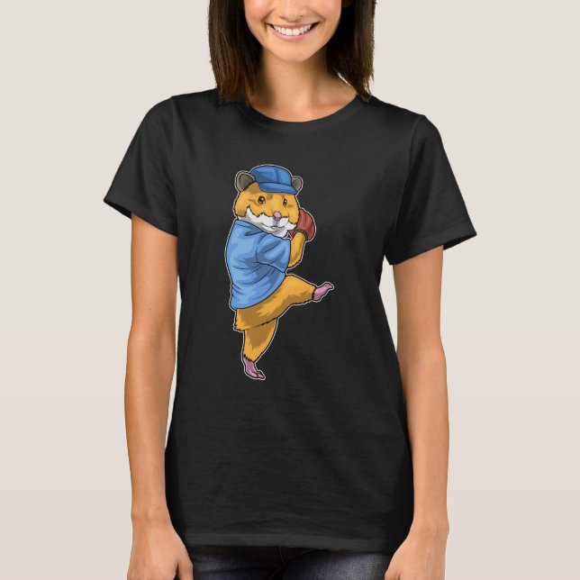 Camiseta Amor del béisbol de Hamster (Anverso)