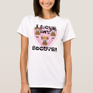 Camiseta Amor del brownie I mis corazones de los