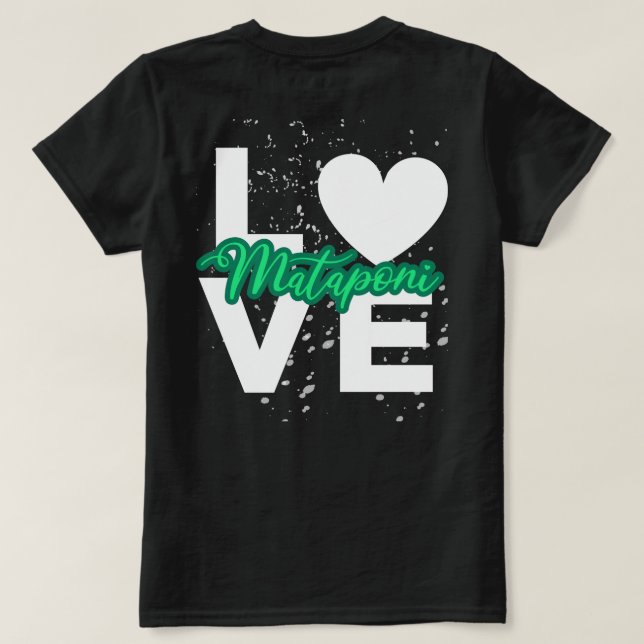 Camiseta Amor del campamento Mataponi (Reverso del diseño)