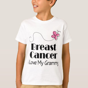 Camiseta Amor del cáncer de pecho I mi Grammy