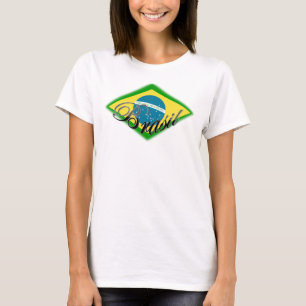 Camiseta amor del capoeira de la samba del Brasil el Brasil