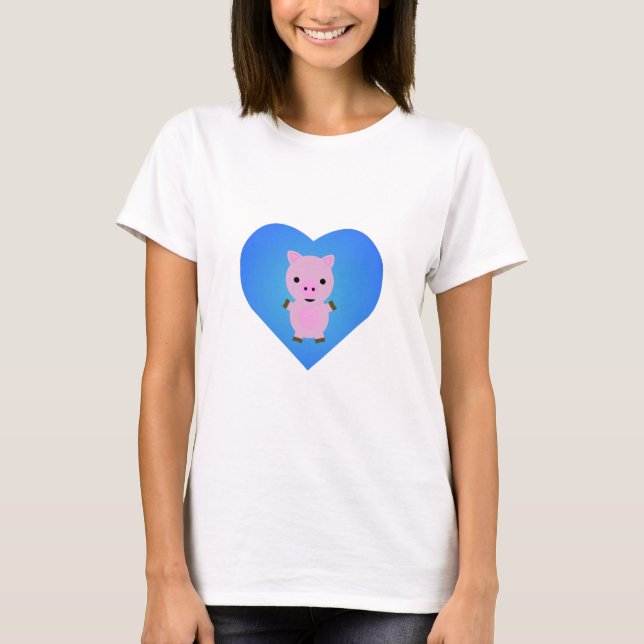 Camiseta Amor del cerdo (Anverso)