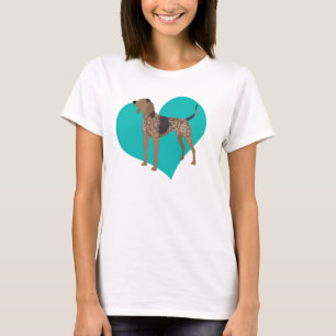 Camiseta Amor del Coonhound de los AE