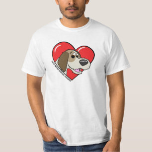 Camiseta Amor del dibujo animado I mi PBGV