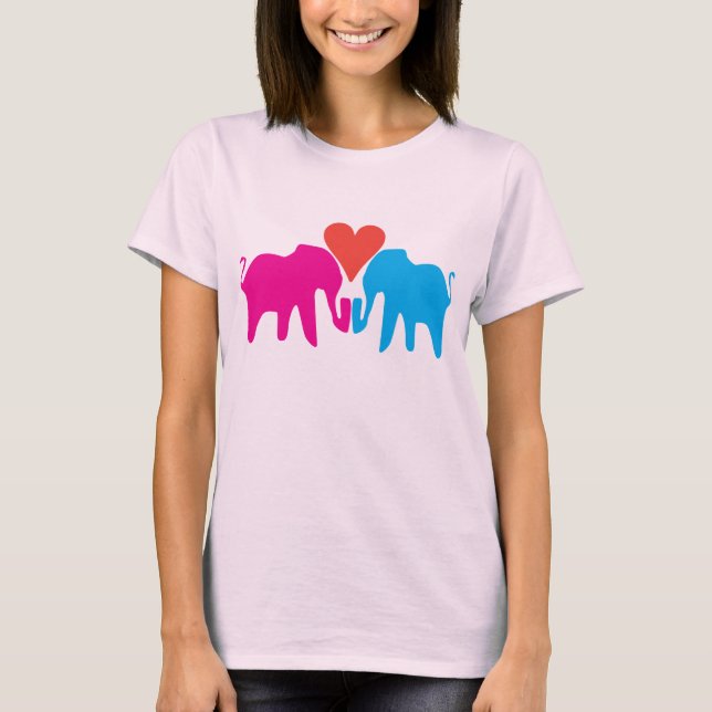 Camiseta Amor del elefante (Anverso)