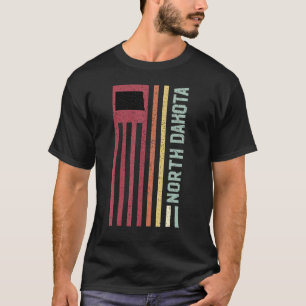 Camiseta Amor Del Estado Retro De Vacaciones Bienvenido Map