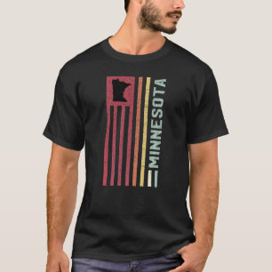 Camiseta Amor Del Estado Retro De Vacaciones Bienvenido Map