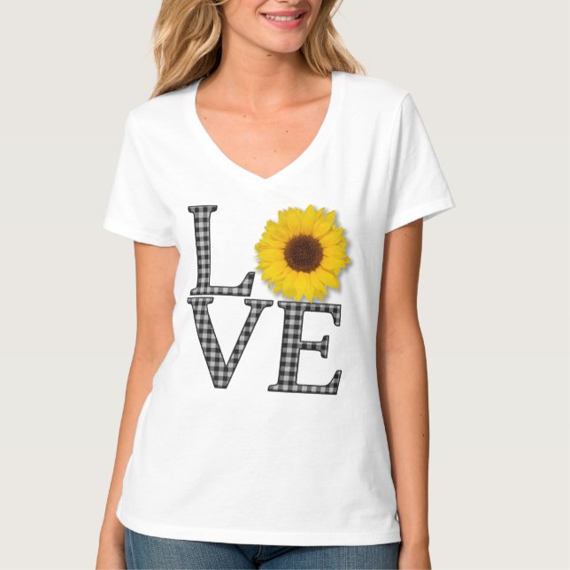 Camiseta Amor del girasol (Anverso)