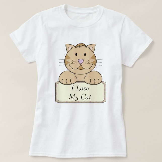 Camiseta Amor del KRW I mi gato (Diseño del anverso)