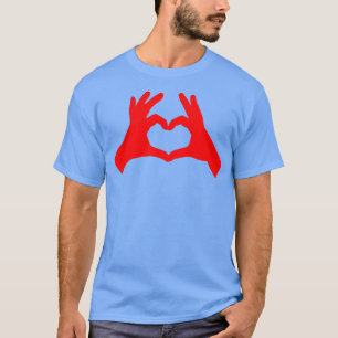 Camiseta Amor del lenguaje del Rótulo americano ASL 5