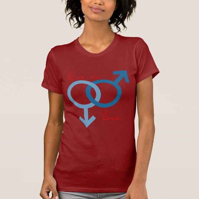 Camiseta Amor del mismo sexo (varón) (Anverso)