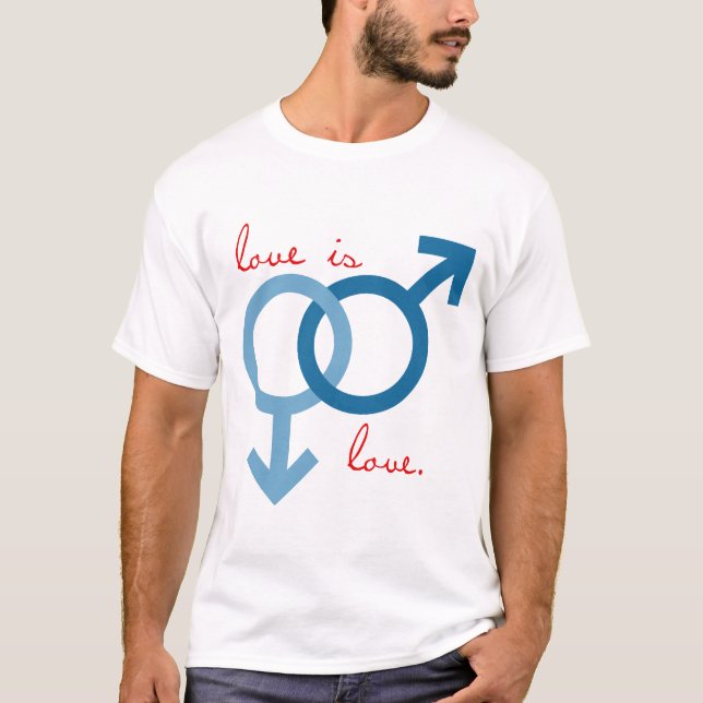Camiseta Amor del mismo sexo (varón) (Anverso)