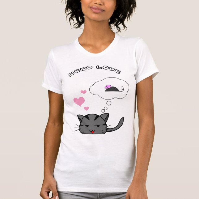 Camiseta amor del neko (Anverso)