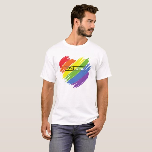 CAMISETA AMOR DEL ORGULLO LGBTQ+ TSHIRT-COTTON TSHIRT (Anverso completo)