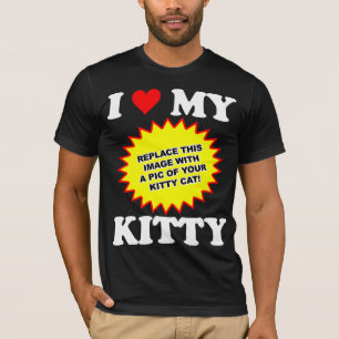 Camiseta Amor del PERSONALIZABLE I mi gatito