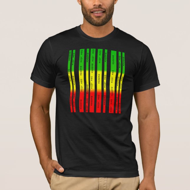Camiseta Amor del reggae uno (Anverso)