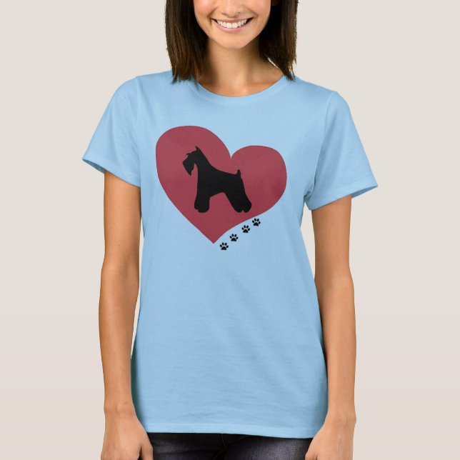 Camiseta Amor del Schnauzer (Anverso)