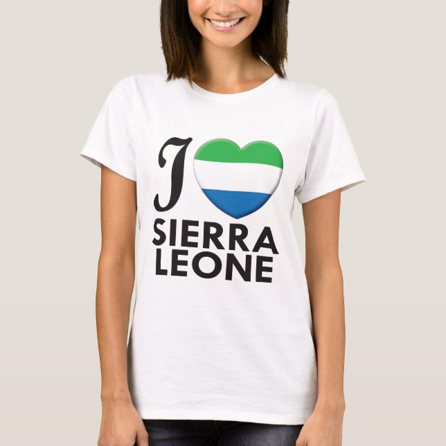Camiseta Amor del Sierra Leone (Anverso)