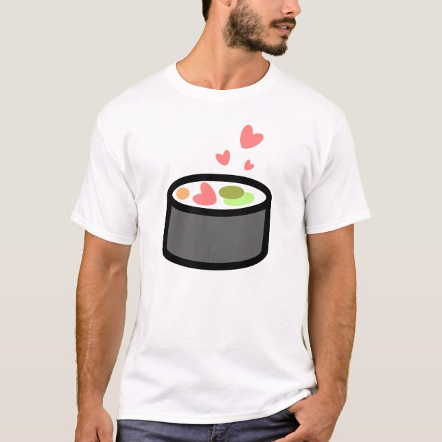 Camiseta Amor del sushi (Anverso)