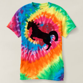 Camiseta Amor del unicornio y serenidad del teñido anudado