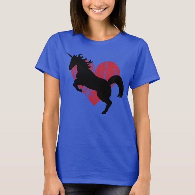 Camiseta Amor del unicornio y serenidad del teñido anudado (Anverso)