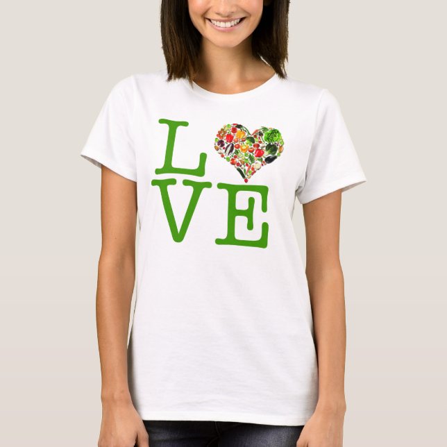 Camiseta Amor del vegano (Anverso)