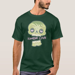 Camiseta Amor del zombi: Romance de los Undead