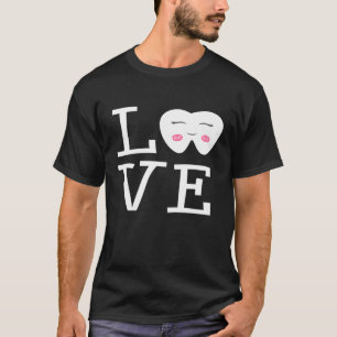 Camiseta Amor Dental Assistent Hygienist Tooth Women