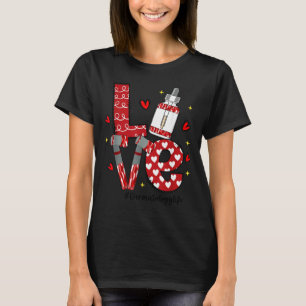 Camiseta Amor Dermatología Vida Corazones Divertido