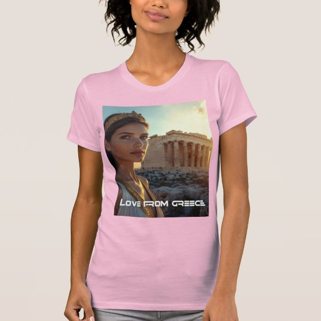 CAMISETA AMOR DESDE GRECIA (Anverso)