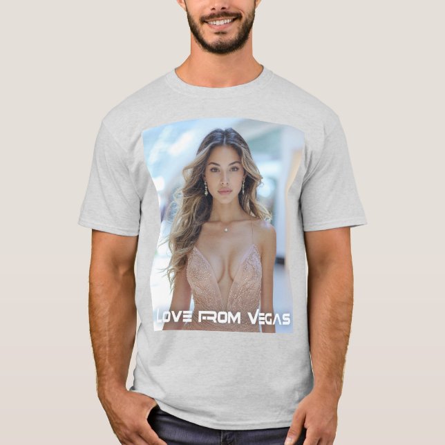 CAMISETA AMOR DESDE LAS VEGAS (Anverso)