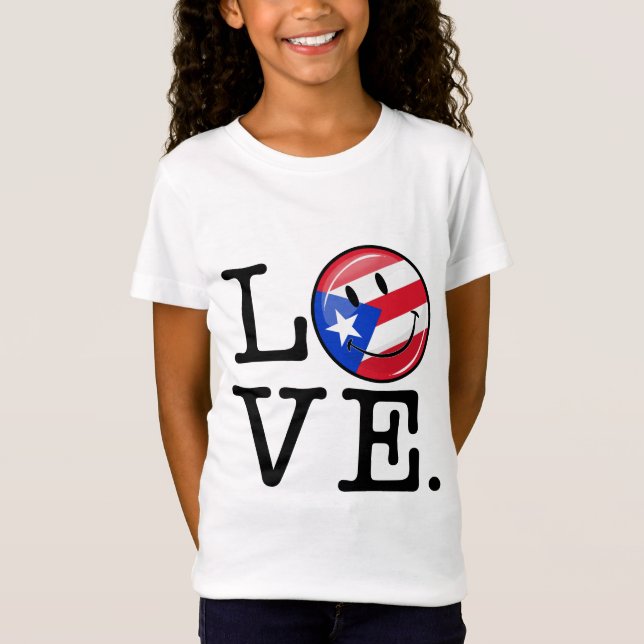 Camiseta Amor Desde Puerto Rico (Anverso)