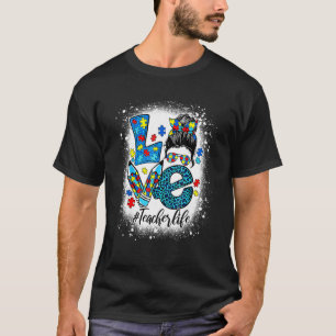 Camiseta Amor Desordenado Colega De Maestra Vida Rompecabez