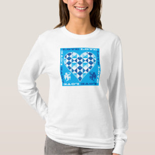 Camiseta Amor (Diamante Azul)