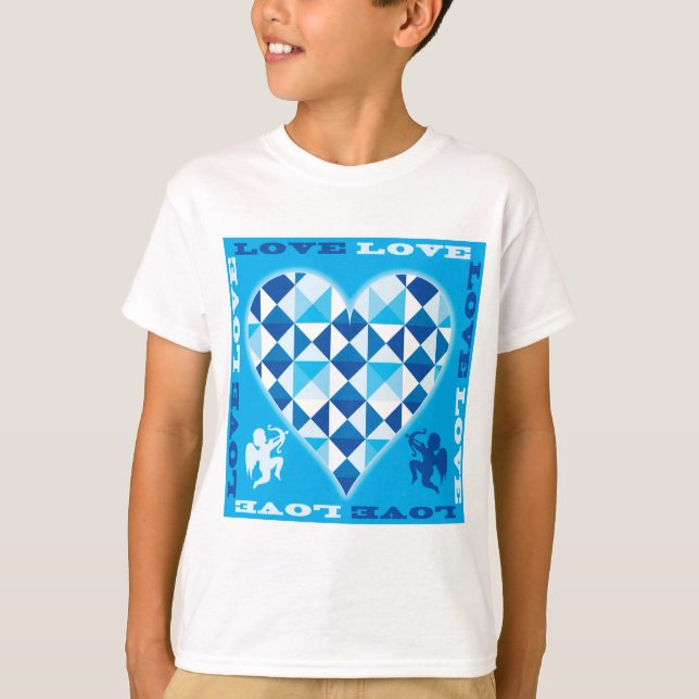 Camiseta Amor (Diamante Azul) (Anverso)