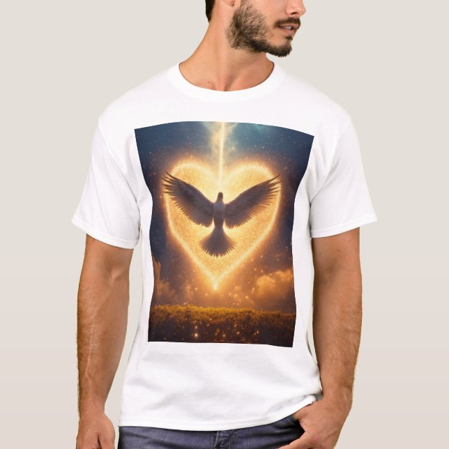 Camiseta "Amor divino: La radiación del Espíritu Santo" (Anverso)