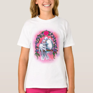 Camiseta Amor Doves blanco