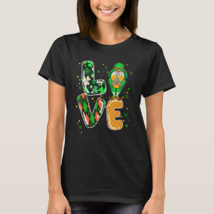 Camiseta Amor Duende Herradura Trébol irlandés San Patricio