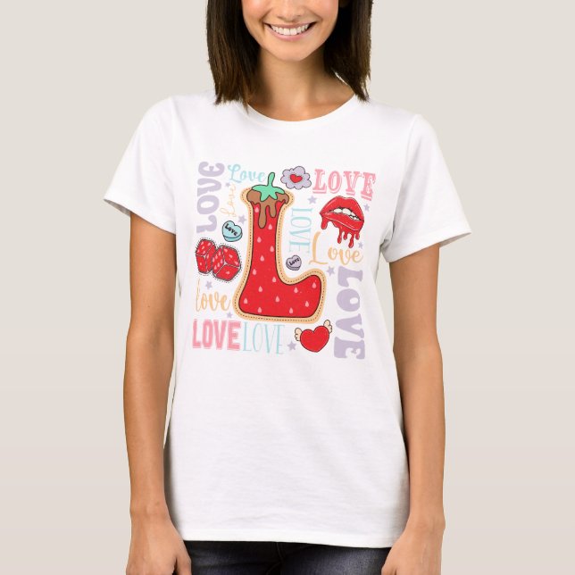 Camiseta Amor el día de San Valentín (Anverso)