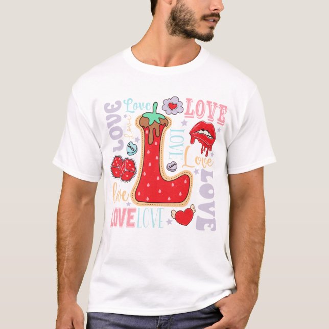 Camiseta Amor el día de San Valentín (Anverso)