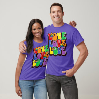 Camiseta Amor en arco iris