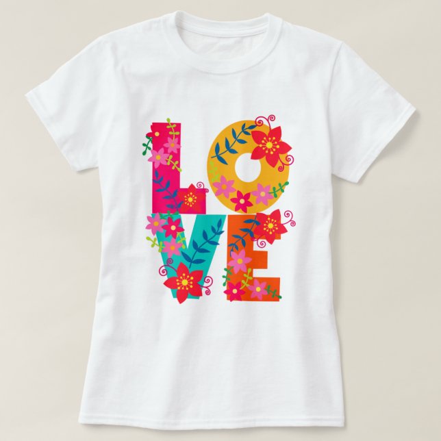 Camiseta Amor en arco iris (Diseño del anverso)