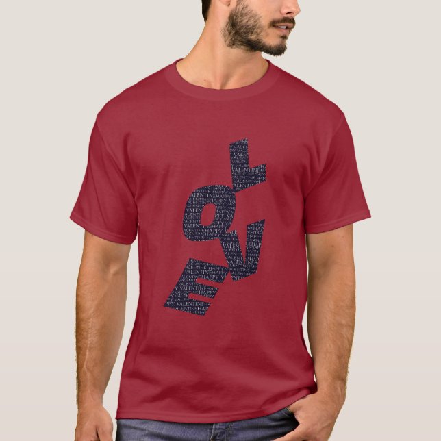 Camiseta Amor en el día de San Valentín (Anverso)