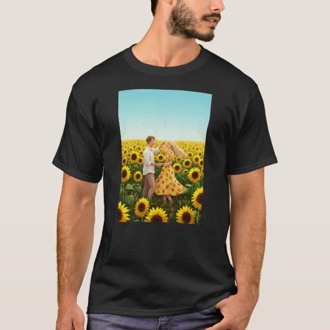 Camiseta Amor en el girasol (Anverso)