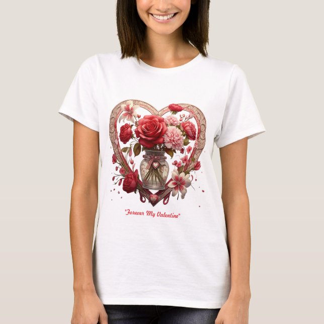 Camiseta "Amor en Flor" (Anverso)